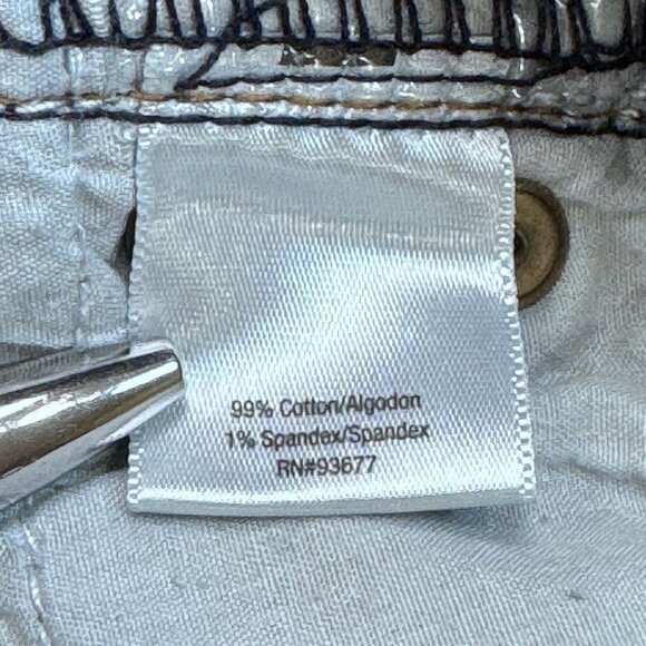 ana A New Approach Womens 16W Denim Jeans Bootcut Blue Button Flap Pockets - Picture 7 of 13